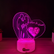 Lampa 3D Personalizata – Mr & Mrs