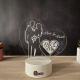 Lampa 3D Personalizata – Mr & Mrs