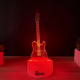 Lampa 3D – Chitara Electrica cu Iluminare Multicolora