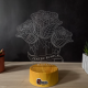 Lampa 3D Personalizata – model Trandafiri