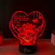 Lampa 3D Personalizata – Cu drag...