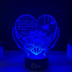 Lampa 3D Personalizata – Cu drag...