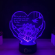Lampa 3D Personalizata – Cu drag...