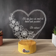 Lampa 3D Personalizata – Te iubesc!