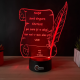 Lampa 3D Personalizata – Pentru Nasi