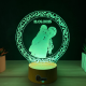 Lampa 3D Personalizata cu Poza – Mama si Copilul