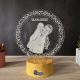 Lampa 3D Personalizata cu Poza – Mama si Copilul