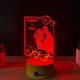 Lampa 3D Personalizata cu Poza – Cuplu Romantic