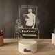 Lampa 3D Personalizata cu Poza - Profesor