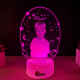Lampa 3D Personalizata cu Poza – Stele si Luna