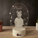 Lampa 3D Personalizata cu Poza – Stele si Luna