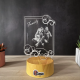 Lampa 3D Personalizata cu Poza – Family