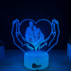 Lampa 3D Personalizata cu Poza – Happy Family