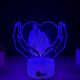 Lampa 3D Personalizata cu Poza – Happy Family