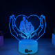 Lampa 3D Personalizata cu Poza – Happy Family