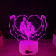 Lampa 3D Personalizata cu Poza – Happy Family