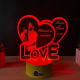 Lampa 3D Personalizata cu Poza – LOVE Momente de Neuitat